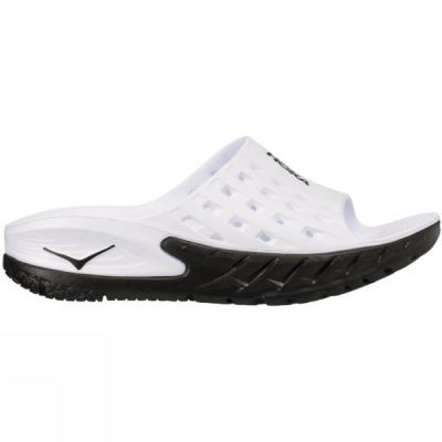 Sandalias Hoka One One Ora Recovery Slide Mujer - Blancas - Chile DKP351407